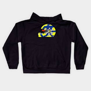 Lando Norris helmet design Kids Hoodie